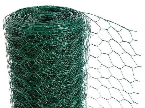 PVC coated hexagonal wire mesh